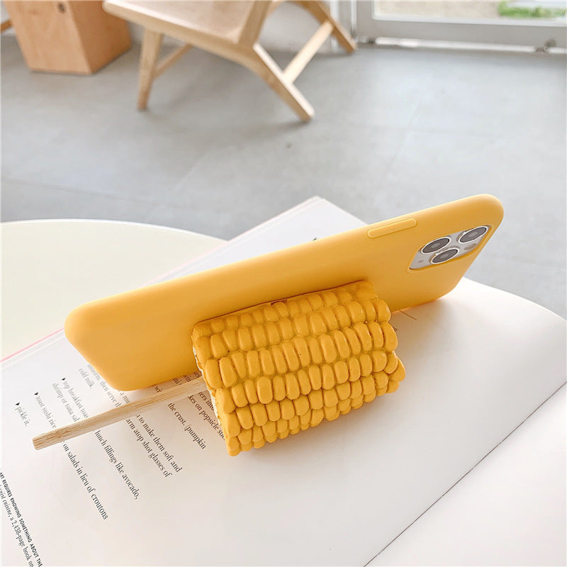 Suitable For 12 Corn On The Cob Egg Tart Pinch Three-dimensional Mobile Phone Case 11 Protective Cover